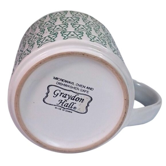 Graydon Hall French Bulldog Cup Mug Green Dog Coffee 12 Oz Microwave Dishwasher - Picture 5 of 5
